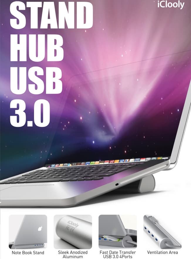 Stand Hub USB 3-0